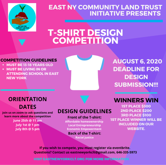 East New York T-shirt design competition